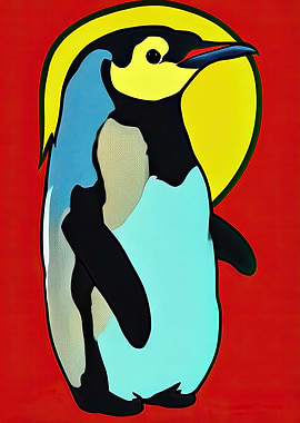 Pop Art Penguin 02