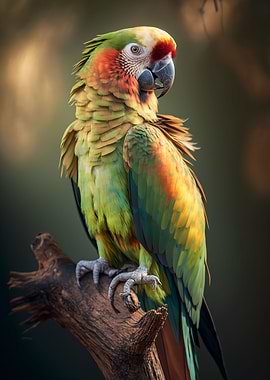 Cute Macaw Parrot