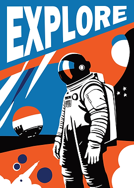 EXPLORE Space Poster