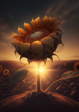 Universe sunflower