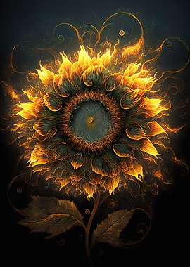 Universe sunflower
