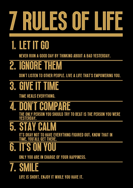 7 Rules of Life