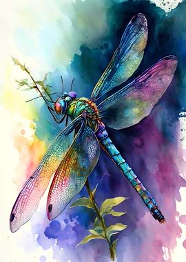 Dragonfly Insect Painting