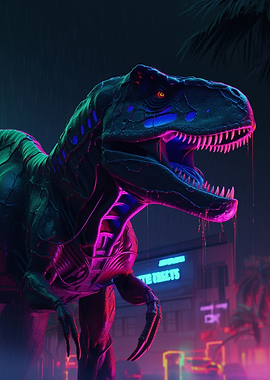 Neon T Rex