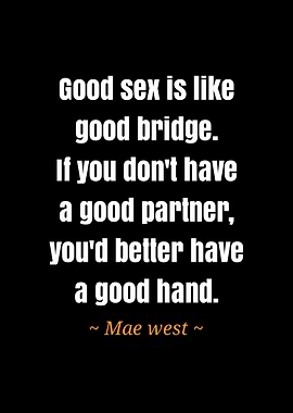 quote Mae west