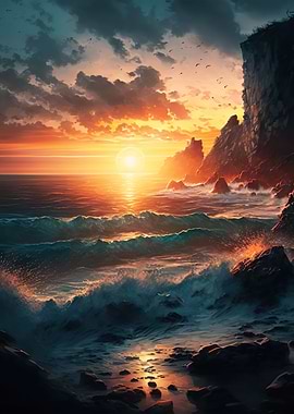 Coastal landscape nature