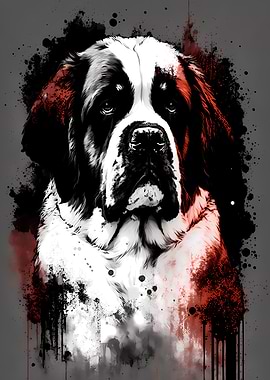 Saint Bernard Portrait