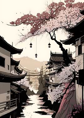 River through the City