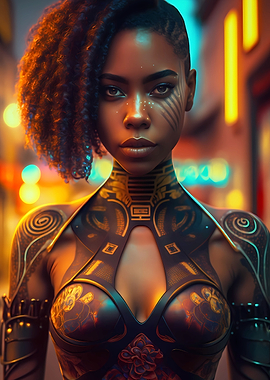 Futuristic African Queen