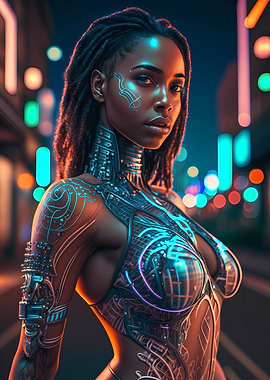 Futuristic Ninja Girl