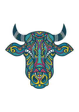 Mandala Bull