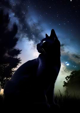 Cat Galaxy Animal Nature