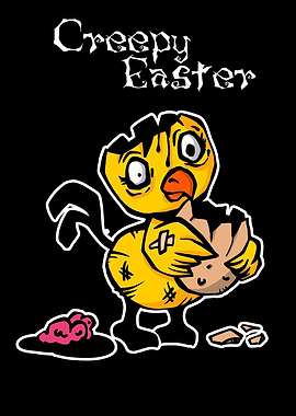 Easter broken chick