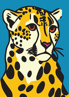 Jungle Cat Portrait Poster