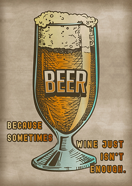 Beer not wine