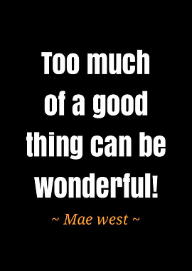 quote Mae west