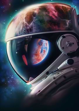 Nebula Astronaut Helmet