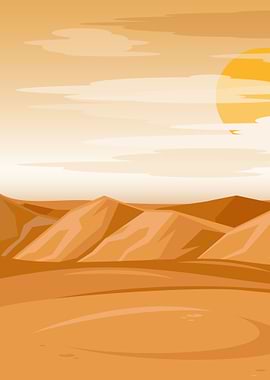 SAHARA DESERT LANDSCAPE