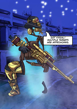 Steampunk Ghost Sniper