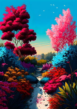 Colorful Flower Garden