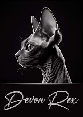 Devon Rex Portrait