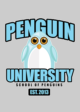 Penguin University Blue