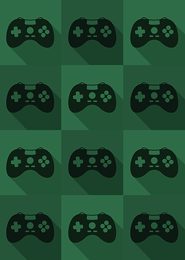 Gamer Controllers Green