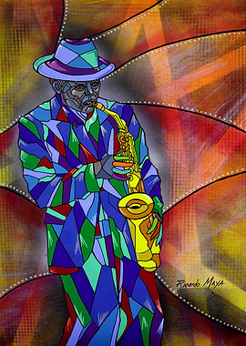 Street Jazz Musician