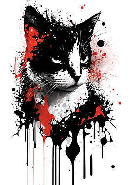 Calico House Cat Portrait