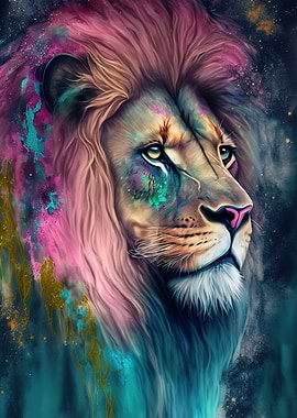 Lion neon