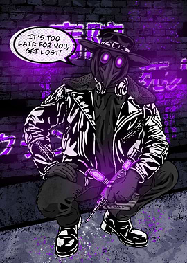Cyberpunk Plague Doctor