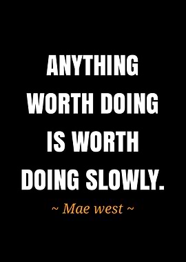 quote Mae west