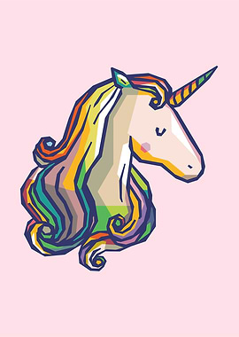 Cute Unikorn Popart