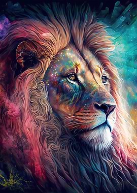 Lion neon