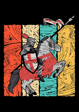 Medieval Knight Retro