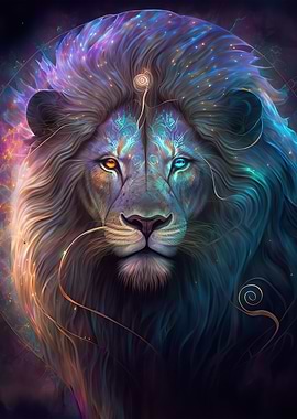 Lion neon
