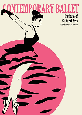Contemporary Ballet Poster