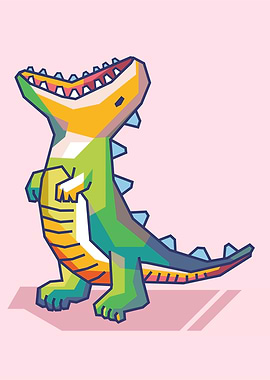 Dino Cute Popart