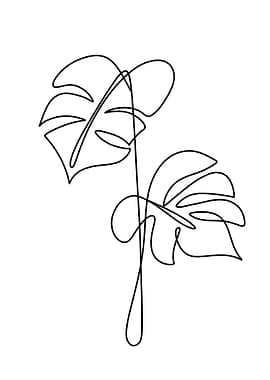 Nature line art