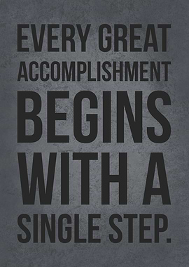 Every Great Accomplishment