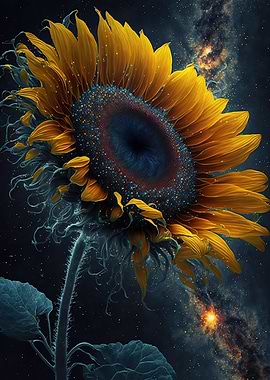 Universe sunflower