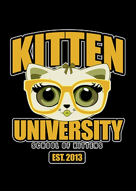 Kitten University Yellow
