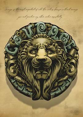Lion Crest Courage