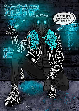 Cyberpunk Plague Doctor