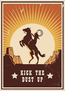Cowgirl Kick The Dust Up