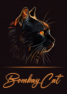 Bombay Cat Portrait