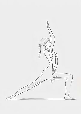 One Line Art Woman