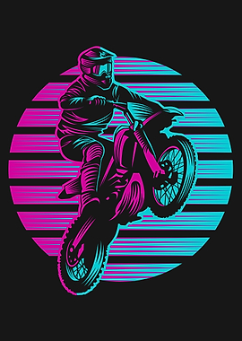 Motocross retro