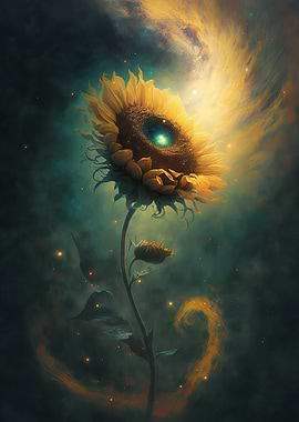 Universe sunflower