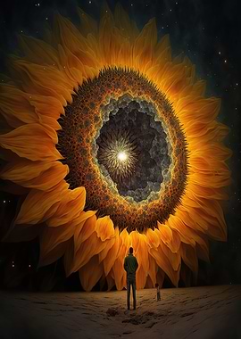 Universe sunflower